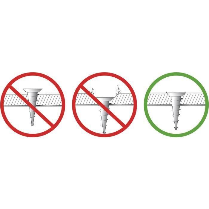 Fartools PM 6A Destornillador de placas de yeso 450W, 0-3000 RPM, Variador de velocidad e Inversor de dirección 3