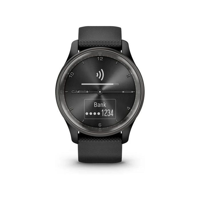 Garmin GAR0753759309428 Reloj Conectado Vivomove - Silicona - Negro