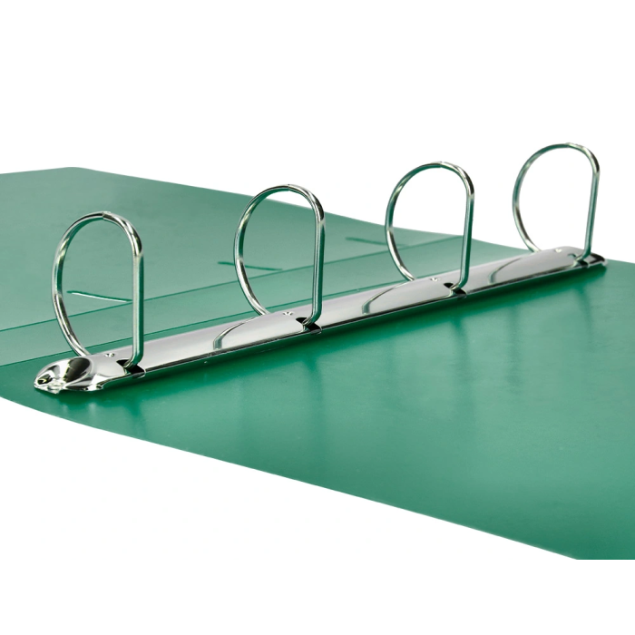 Liderpapel Carpeta 4 Anillas 40 mm Polipropileno DIN A4 Verde Translucido 9