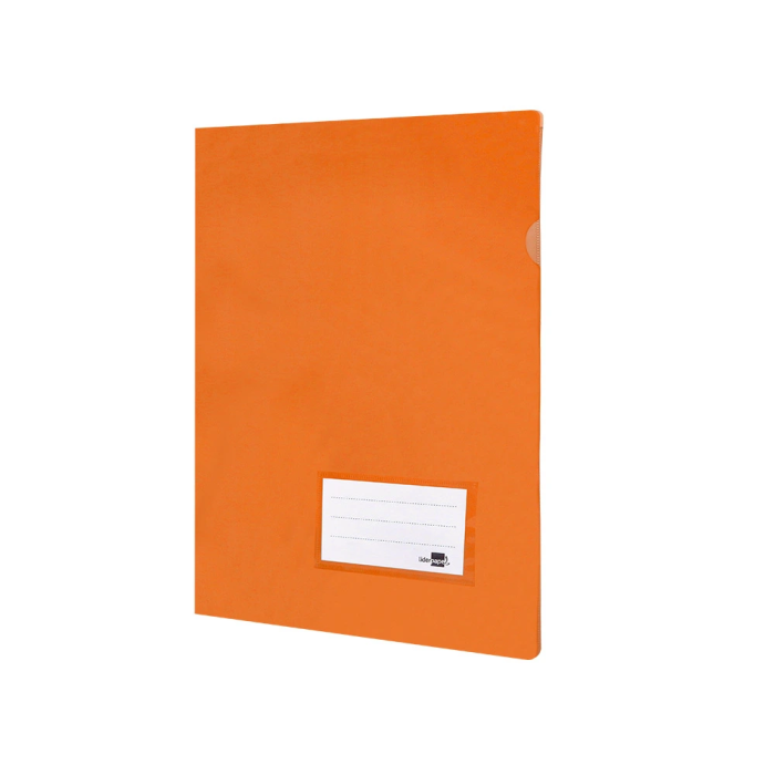 Liderpapel Carpeta Dossier Uñero A4 Naranja Fluor Opaco Polipropileno 2