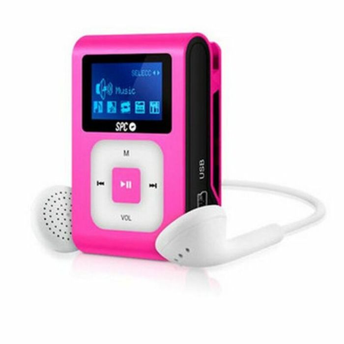 Reproductor MP3 SPC Clip 8648P FM 8 GB Rosa 1 Reproductor MP3 SPC Clip 8648P FM 8 GB Rosa 1
