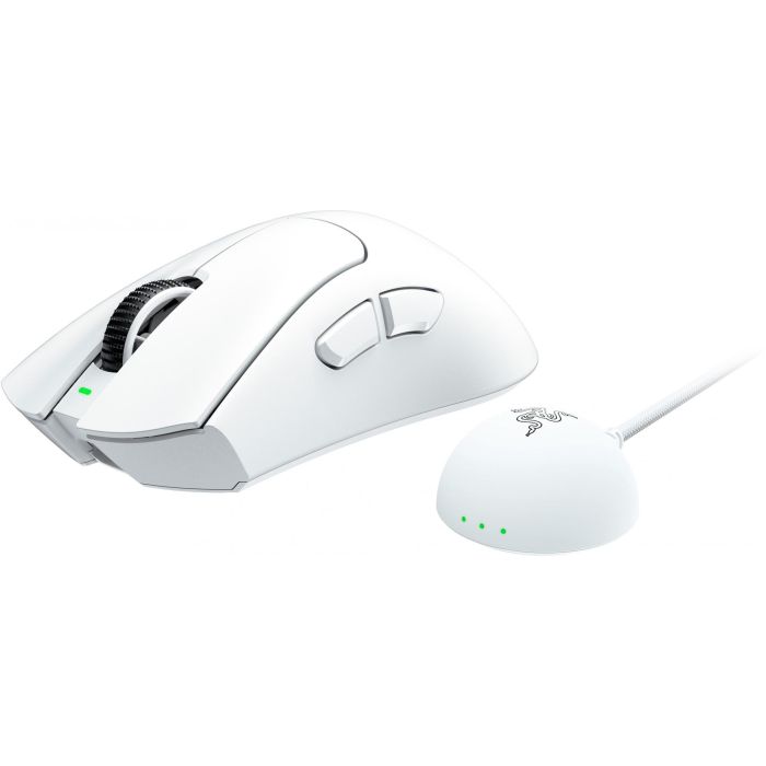 Razer RZ01-05330200-R3G1 DeathAdder V4 Pro Ratón Gaming Inalámbrico + USB Óptico 45000 DPI Mano Derecha Blanco 4 Razer RZ01-05330200-R3G1 DeathAdder V4 Pro Ratón Gaming Inalámbrico + USB Óptico 45000 DPI Mano Derecha Blanco 4