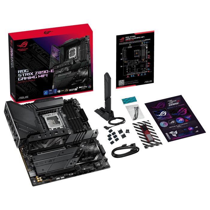 ASUS Placa Base ROG STRIX Z890-E Gaming WiFi Intel Z890 LGA 1851 DDR5 ATX con Wi-Fi 7 y Bluetooth 5.4 ASUS Placa Base ROG STRIX Z890-E Gaming WiFi Intel Z890 LGA 1851 DDR5 ATX con Wi-Fi 7 y Bluetooth 5.4