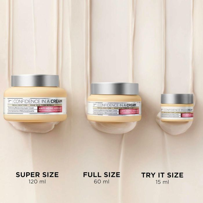 It Cosmetics Confidence in a Cream 60 ml - Crema Hidratante Anti-Edad para Piel Firme y Radiante 3