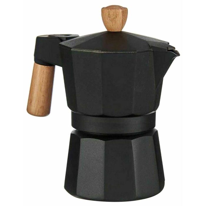 Cafetera Italiana A611BQ-3 T Marrón Negro Madera Aluminio 150 ml (12 Unidades)