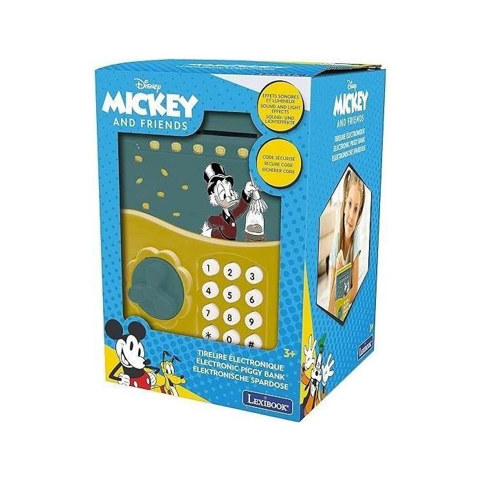 Lexibook JG150SC Hucha Electrónica Disney Scrooge con Código Personalizado y Efectos de Sonido, Ideal para Niños +3 Años 4 Lexibook JG150SC Hucha Electrónica Disney Scrooge con Código Personalizado y Efectos de Sonido, Ideal para Niños +3 Años 4