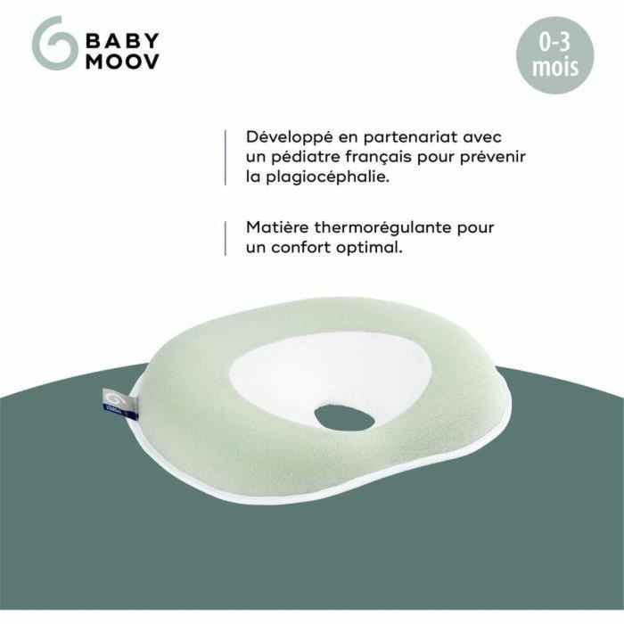 Reposacabezas para bebé - BABYMOOV - Cosyhead - Morfología del bebé - Algodón orgánico con certificación Oeko-Tex - Verde salvia fresco 4 Reposacabezas para bebé - BABYMOOV - Cosyhead - Morfología del bebé - Algodón orgánico con certificación Oeko-Tex - Verde salvia fresco 4