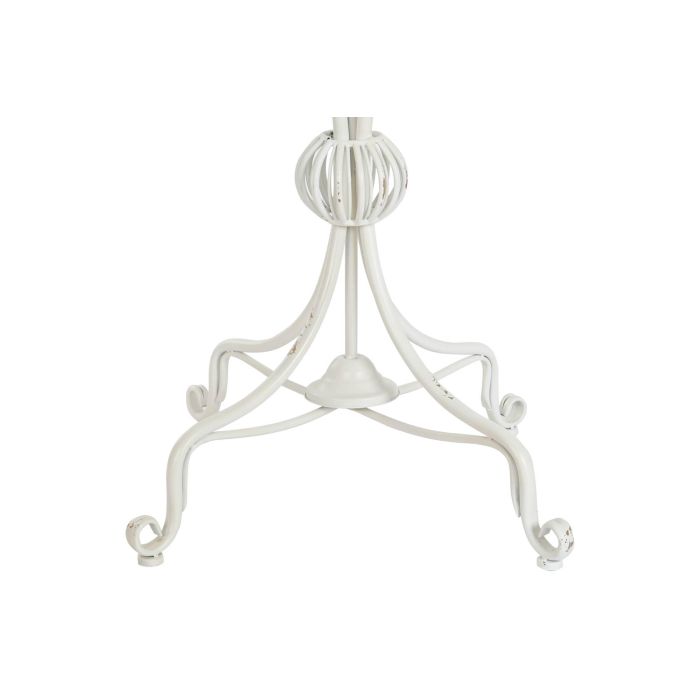 DKD Home Decor Mesita Auxiliar Tradicional Blanca Metálica Desmontable 81 x 81.5 x 81 cm 4 DKD Home Decor Mesita Auxiliar Tradicional Blanca Metálica Desmontable 81 x 81.5 x 81 cm 4