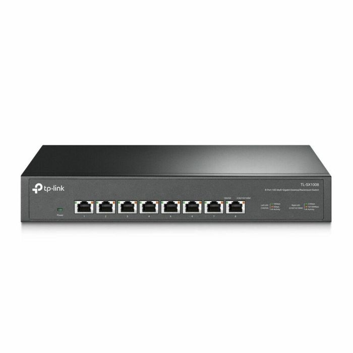 Tp-Link TL-SX1008 Switch 10G de Sobremesa/Montado en Rack 8 Puertos 100Mbps/1G/2.5G/5G/10Gbps, Auto-Negociación, 160Gbps Capacidad de Conmutación 4 Tp-Link TL-SX1008 Switch 10G de Sobremesa/Montado en Rack 8 Puertos 100Mbps/1G/2.5G/5G/10Gbps, Auto-Negociación, 160Gbps Capacidad de Conmutación 4