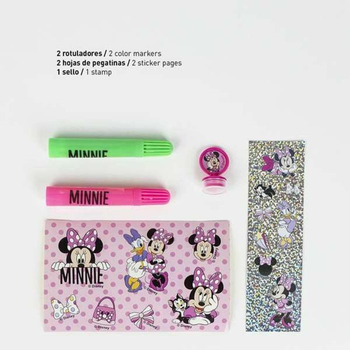 Conjunto de papelería coloreable minnie 30.0 x 30.0 x 2.5 cm 5 Conjunto de papelería coloreable minnie 30.0 x 30.0 x 2.5 cm 5