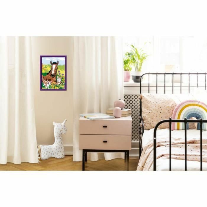 Ravensburger RAV00025840 CreArt Kids Kit de pintura por números Caballo y gatitos 18 x 24 cm a partir de 7 años 2