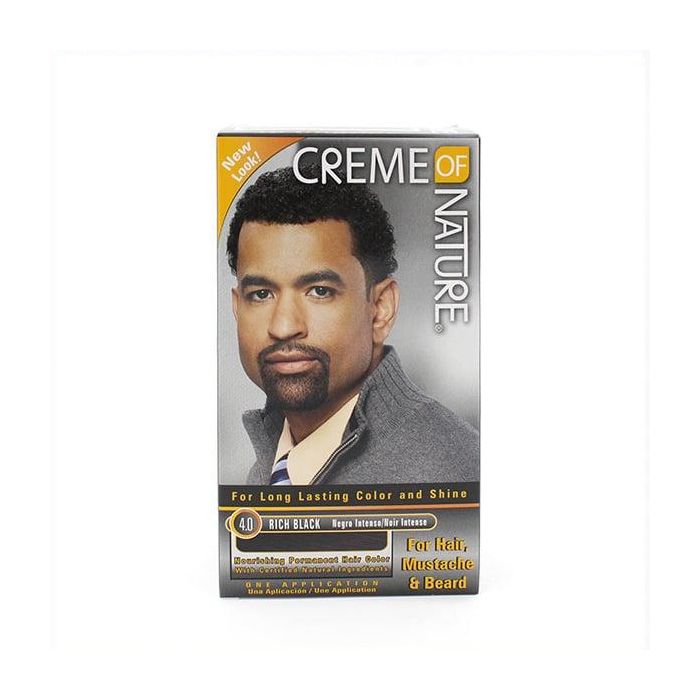 Creme of Nature Coloración para Hombre Rich Black 4.0