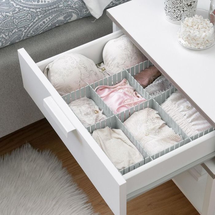 Organizador de Cajones Ajustable Condor InnovaGoods 16 Unidades 11 Organizador de Cajones Ajustable Condor InnovaGoods 16 Unidades 11