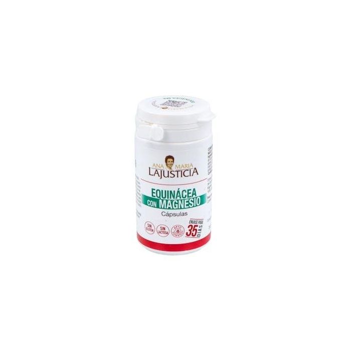 ANA MARIA LAJUSTICIA Echinacea con Magnesio para el Sistema Inmune, 70 Cápsulas