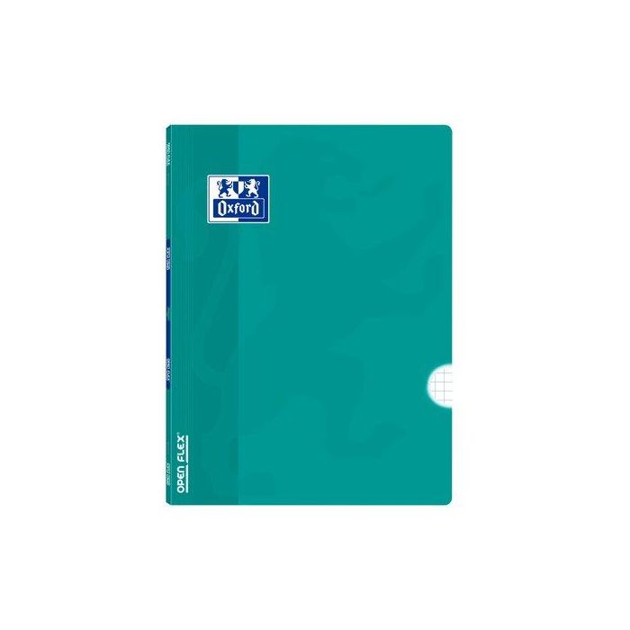 Libreta Grapada Oxford School Openflex A4 48H 90G Cuadric.4X4 Aqua (Set de 10)