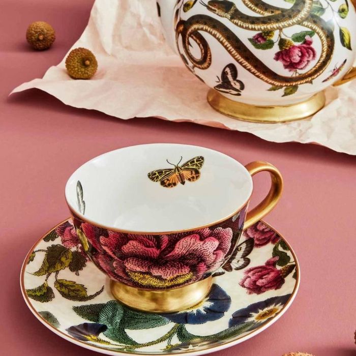 Spode Creatures Taza de Té con Plato 200 ml Negra 4