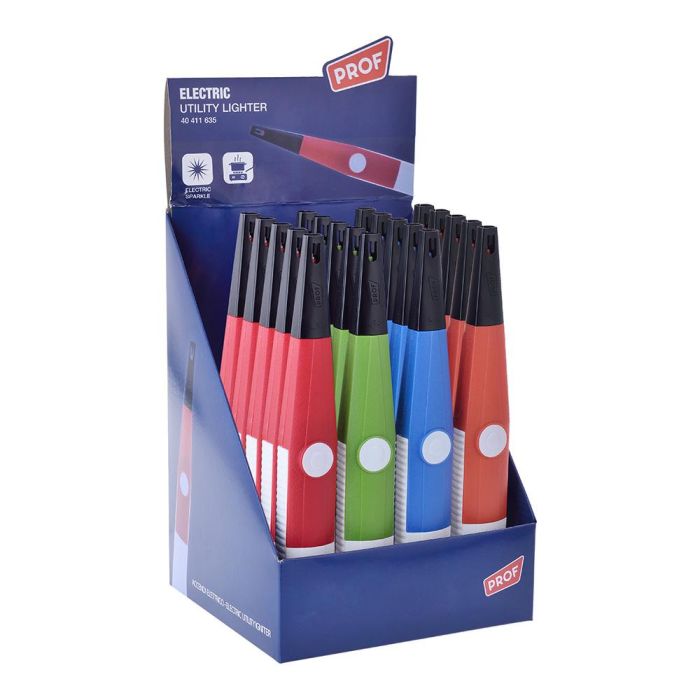 Polyflame Encendedor multichispa, funciona con 2xAA (incluidas), 23,7x3,3x2,7cm, colores surtidos 1