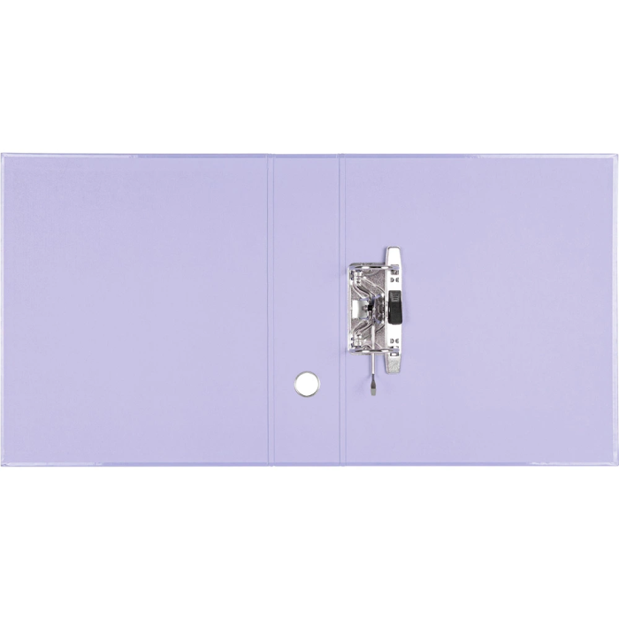 Liderpapel Archivador de Palanca Color System A4 Lavanda, Lomo 80 mm, Compresor Metálico, 2 Anillas 3