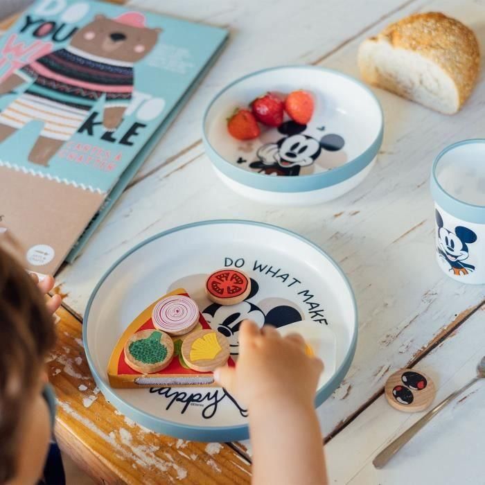 Pack comida THERMOBABY MICKEY 2ª edad - 3 platos + una taza + 1 cuchara 1 Pack comida THERMOBABY MICKEY 2ª edad - 3 platos + una taza + 1 cuchara 1