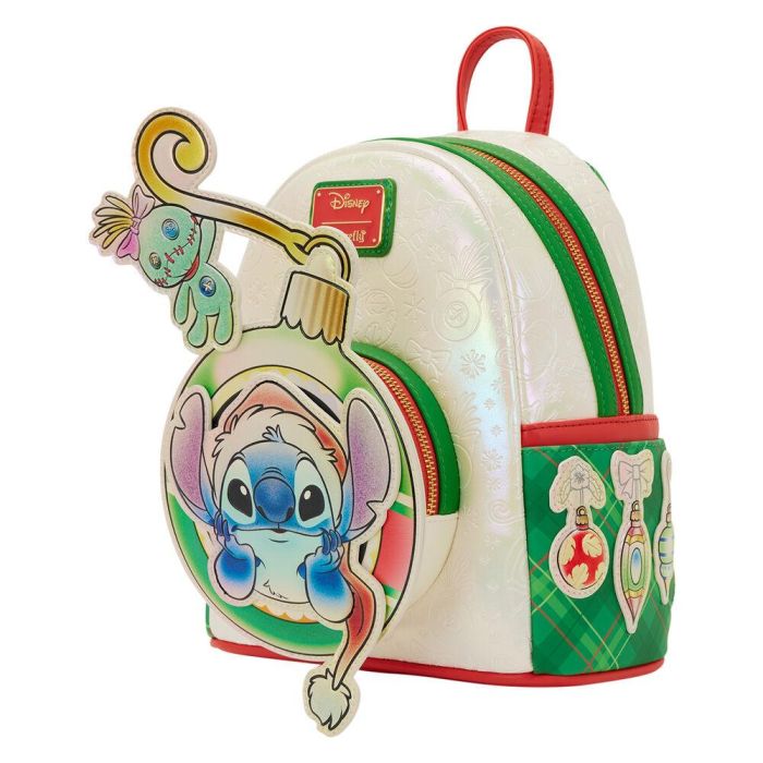 Mochila Holiday Stitch Disney Loungefly 26cm 3 Mochila Holiday Stitch Disney Loungefly 26cm 3