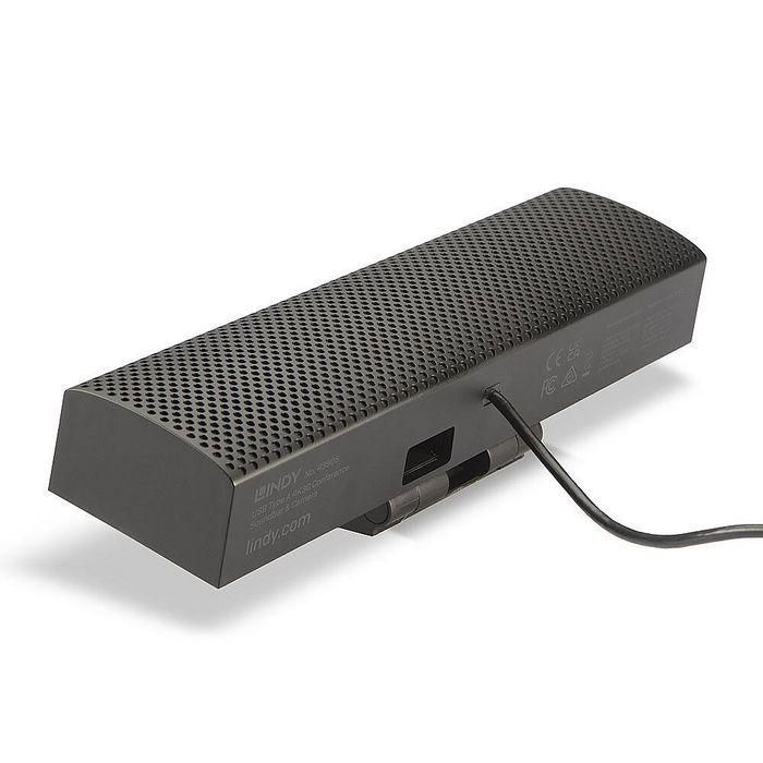 Lindy Barra de Sonido y Cámara de Conferencia USB-A 4K30 con Micrófono Omni 360°, Lente Gran Angular 100°, compatible Teams & Zoom 3 Lindy Barra de Sonido y Cámara de Conferencia USB-A 4K30 con Micrófono Omni 360°, Lente Gran Angular 100°, compatible Teams & Zoom 3