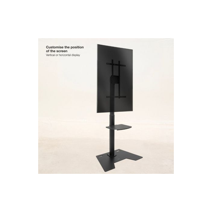 Soporte de Suelo Rotatorio/Ajustable TooQ FS2284M-B para TV de 37-70"/ hasta 70kg 2 Soporte de Suelo Rotatorio/Ajustable TooQ FS2284M-B para TV de 37-70"/ hasta 70kg 2