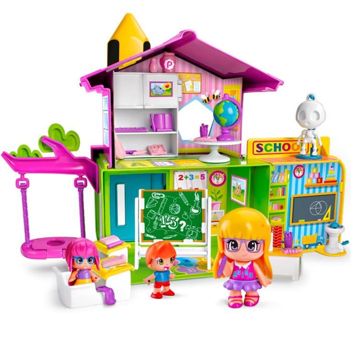 Famosa Pinypon Colegio: Gran Playset con 2 Caras de Juego y 33 Accesorios para Muñecas - Edad 4+ Años 2 Famosa Pinypon Colegio: Gran Playset con 2 Caras de Juego y 33 Accesorios para Muñecas - Edad 4+ Años 2