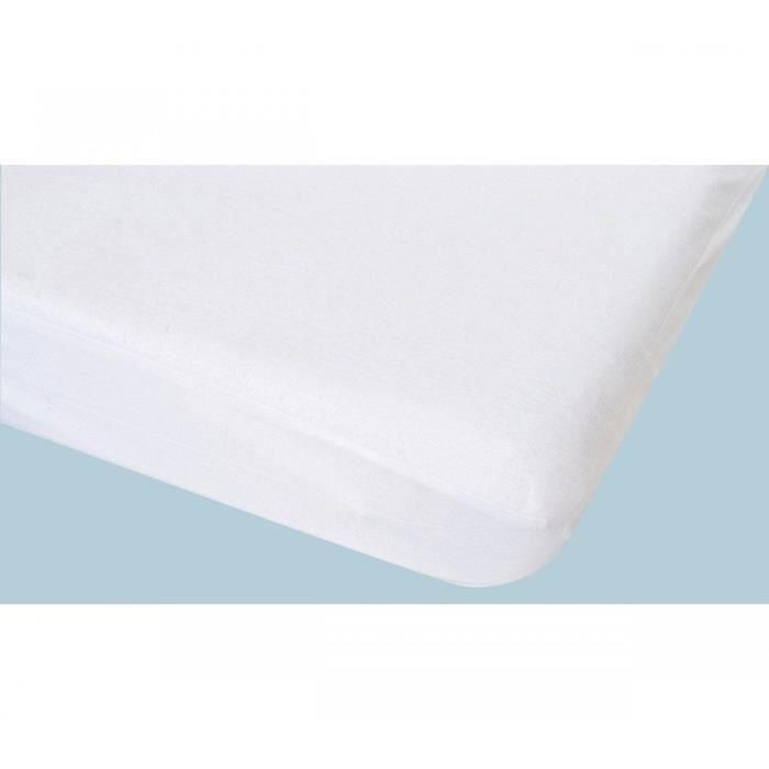 Alese Protector de Colchón Alouette Impermeable, Algodón Forro Polar Laminado Poliuretano 80x190 cm Altura 30 cm 1