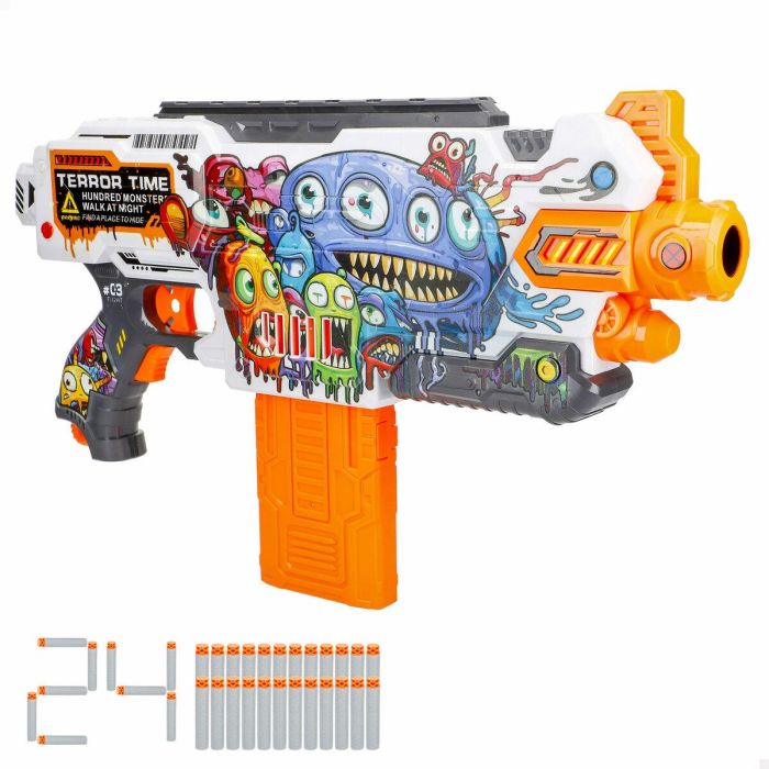 Pistola de Dardos Colorbaby 43 x 25 x 6,5 cm 4 Unidades 6 Pistola de Dardos Colorbaby 43 x 25 x 6,5 cm 4 Unidades 6