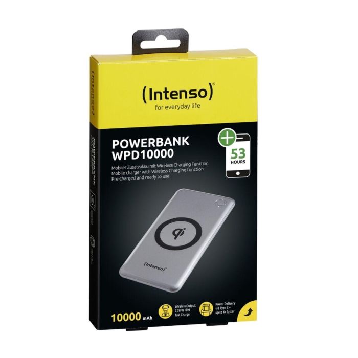 Powerbank INTENSO 7343531 10000 mAh Plateado 1 Powerbank INTENSO 7343531 10000 mAh Plateado 1