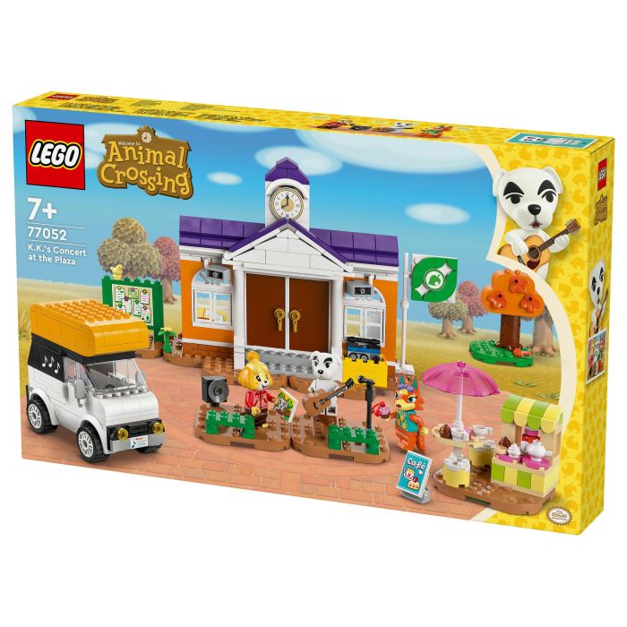 Lego Animal Crossing 77052 Kéké en la Plaza Juguete para Construir con Cafetería