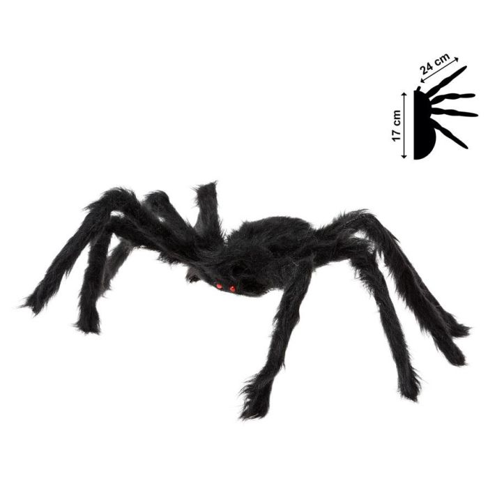 Araña Halloween Negra 17*50 cm