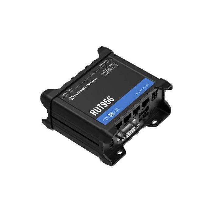 Teltonika Networks RUT956 Router Celular Industrial WiFi/4G, Ethernet, RS232/RS485, GNSS, Failover WAN, Automatización, PSU EU 1 Teltonika Networks RUT956 Router Celular Industrial WiFi/4G, Ethernet, RS232/RS485, GNSS, Failover WAN, Automatización, PSU EU 1