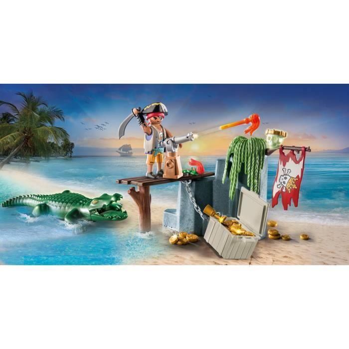 PLAYMOBIL 71473 Pirata con caimán 1 PLAYMOBIL 71473 Pirata con caimán 1