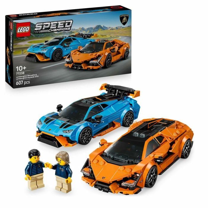 LEGO 77238 Speed Champions Lamborghini Revuelto y Huracán STO, Coche de Juguete, Set de Construcción 607 Piezas, 10+ Años 13