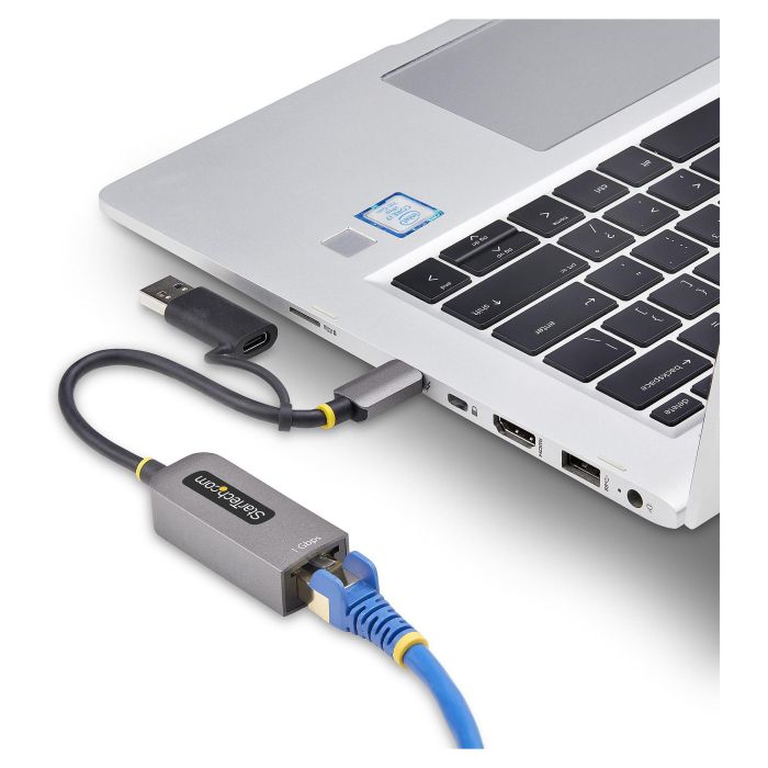 Cable USB Startech C21GA-USB-ETHERNET Gris 8