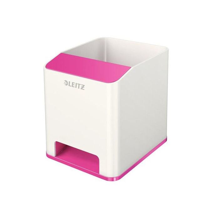 Cubilete Leitz Wow Dual Fucsia Metalizado/Blanco