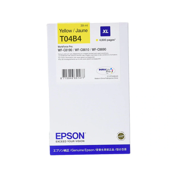 EPSON WF-C81xx / WF-C86xx Ink Cartridge XL Yellow 1