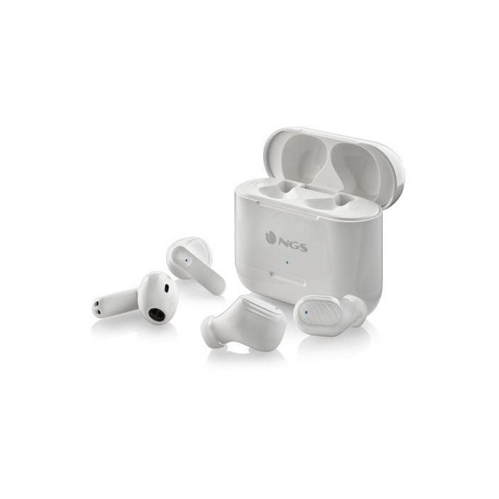 Auriculares Bluetooth NGS Ártica Duo con estuche de carga/ Autonomía 5h/ Blancos 2 Auriculares Bluetooth NGS Ártica Duo con estuche de carga/ Autonomía 5h/ Blancos 2