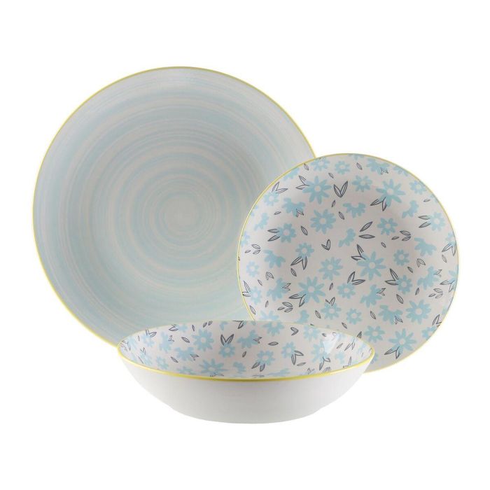 Vajilla Versa BREEZE Azul Porcelana 18 Piezas Vajilla Versa BREEZE Azul Porcelana 18 Piezas