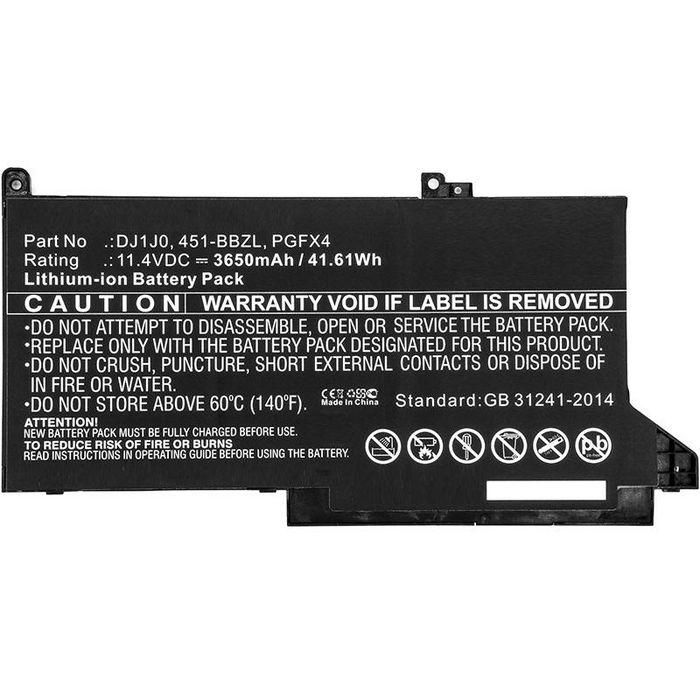 CoreParts Batería para portátil para Dell Latitude 12 7000, 7280, 7480 41.04Wh Li-ion 11.4V 3600mAh Negra 0 CoreParts Batería para portátil para Dell Latitude 12 7000, 7280, 7480 41.04Wh Li-ion 11.4V 3600mAh Negra 0