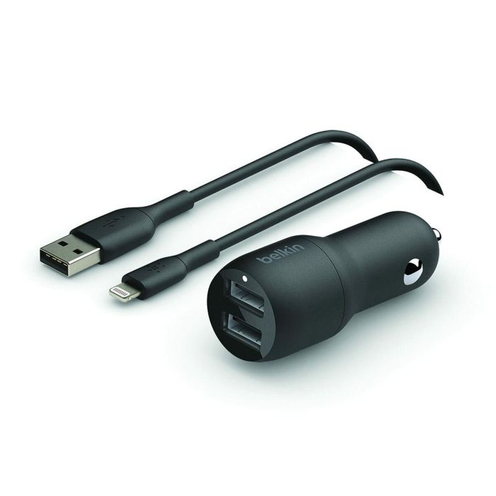 Cargador de Coche Belkin CCD001BT1MBK 24 W 1 Cargador de Coche Belkin CCD001BT1MBK 24 W 1