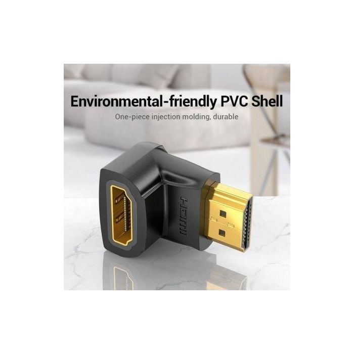 Vention AIOB0 Adaptador HDMI 4K 90º Macho a Hembra 60Hz Negro 1