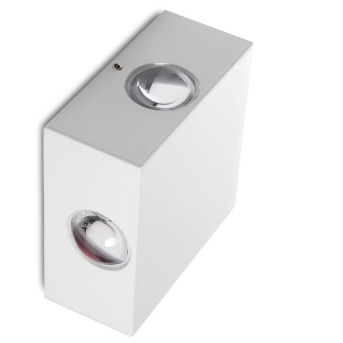 Aplique LED de Pared Samantha TH-820-WW, 4W 259Lm 2700ºK (Blanco Cálido), IP65 Exterior/Interior, Aluminio, 40.000 Horas 0 Aplique LED de Pared Samantha TH-820-WW, 4W 259Lm 2700ºK (Blanco Cálido), IP65 Exterior/Interior, Aluminio, 40.000 Horas 0