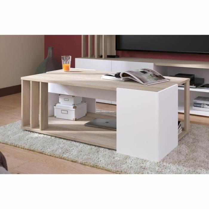 Mesa de café del sur - Decoración de White and Chene of Japan - L 119 x D 43 x H 68 cm - Parisot 2