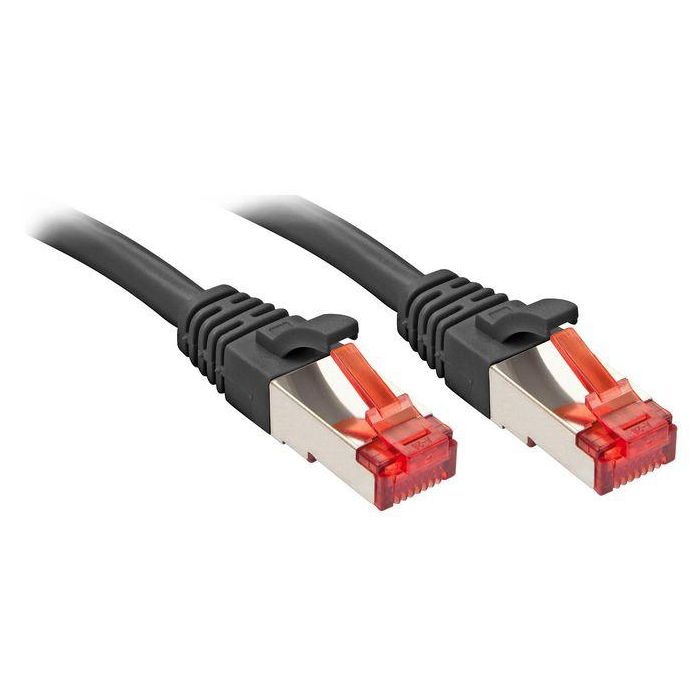 Lindy 1m Cat.6 S/FTP Network Cable, Black Lindy 1m Cat.6 S/FTP Network Cable, Black