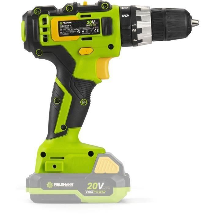 Taladro de impacto inalámbrico - FIELDMANN - 20 V - 35 Nm - Batería y cargador no incluidos 3 Taladro de impacto inalámbrico - FIELDMANN - 20 V - 35 Nm - Batería y cargador no incluidos 3