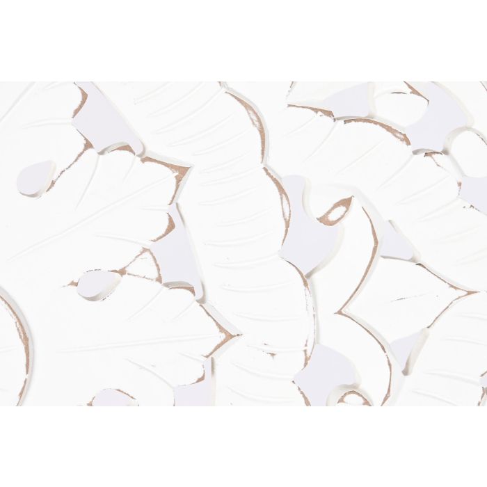 DKD Home Decor Decoracion Pared Indio Blanco 2 x 90 x 90 cm 2