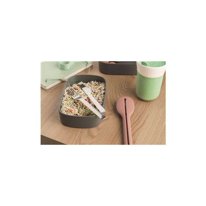 Berghoff 3950130 Cubertería 3 Piezas con Funda de Silicona, Compacta y Reutilizable, Ideal para Llevar Fuera de Casa 2