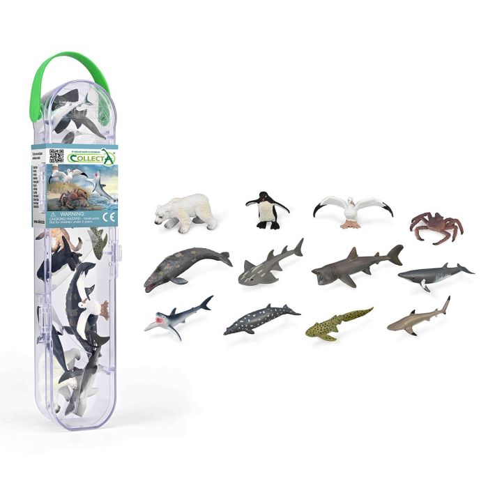 Tubo Mini Animales Marinos 3 Collecta - A1211-C Tubo Mini Animales Marinos 3 Collecta - A1211-C